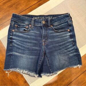 American Eagle Outfitters Women’s Dark Blue Jean Shorts